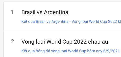 Trận Brazil vs Argentina vừa "leo trend" Google, bạn biết tại sao không? - 1