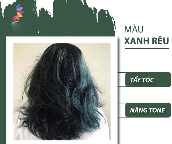 10 kiểu tóc nhuộm màu xanh rêu trendy cực xinh và cuốn hút