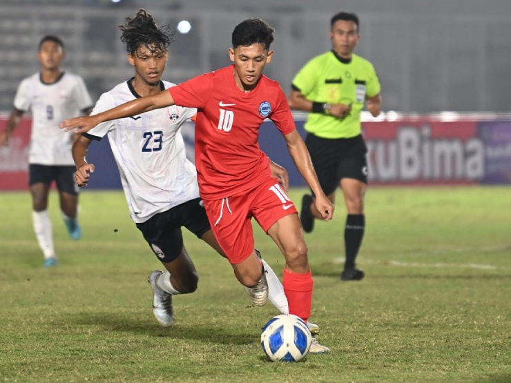 Video bóng đá U19 Singapore - U19 Campuchia: 7 phút bùng nổ, bàn thắng quý giá (U19 Đông Nam Á)