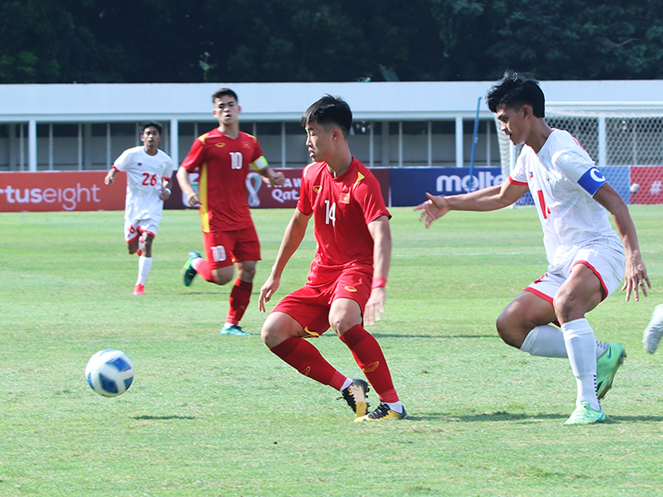 Video bóng đá U19 Việt Nam - U19 Philippines: Đại tiệc 5 bàn, siêu phẩm & thẻ đỏ (U19 Đông Nam Á)