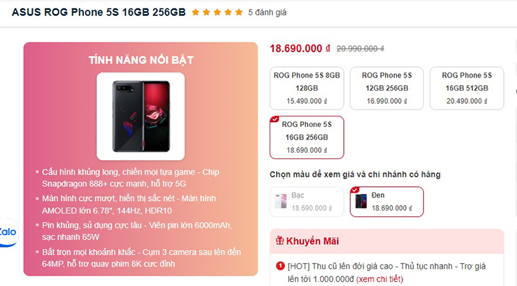 Top 6 smartphone cao cấp giảm giá xuống dưới 20 triệu đồng “chất” nhất tháng - 3