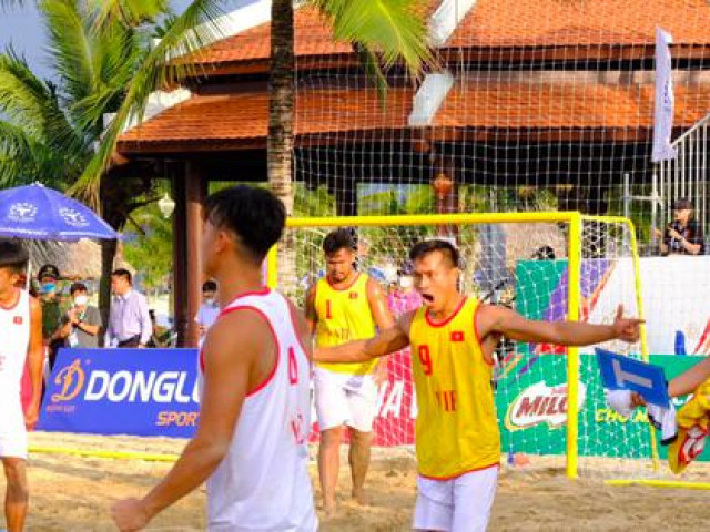 Đội tuyển bóng ném bãi biển Việt Nam giành HCV sớm trước 1 vòng đấu