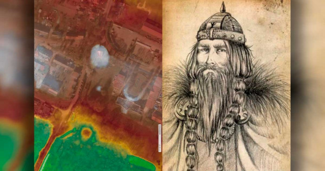 Quét radar nhà thờ cổ, phát hiện &#34;bóng ma&#34; vua Viking 1.100 tuổi - 1