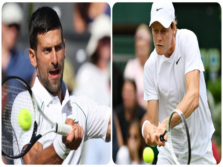 Video tennis Djokovic - Sinner: 5 sets of dramatic, spectacular upstream (Wimbledon Quarterfinals)