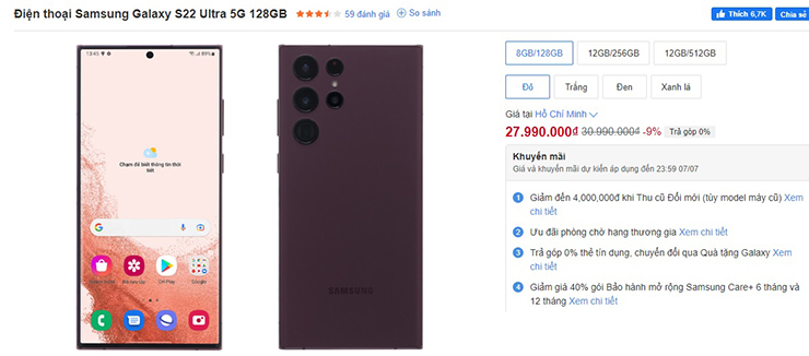 Loạt smartphone cao cấp giảm giá nhiều nhất đầu tháng 7, lên tới 9 triệu - 4