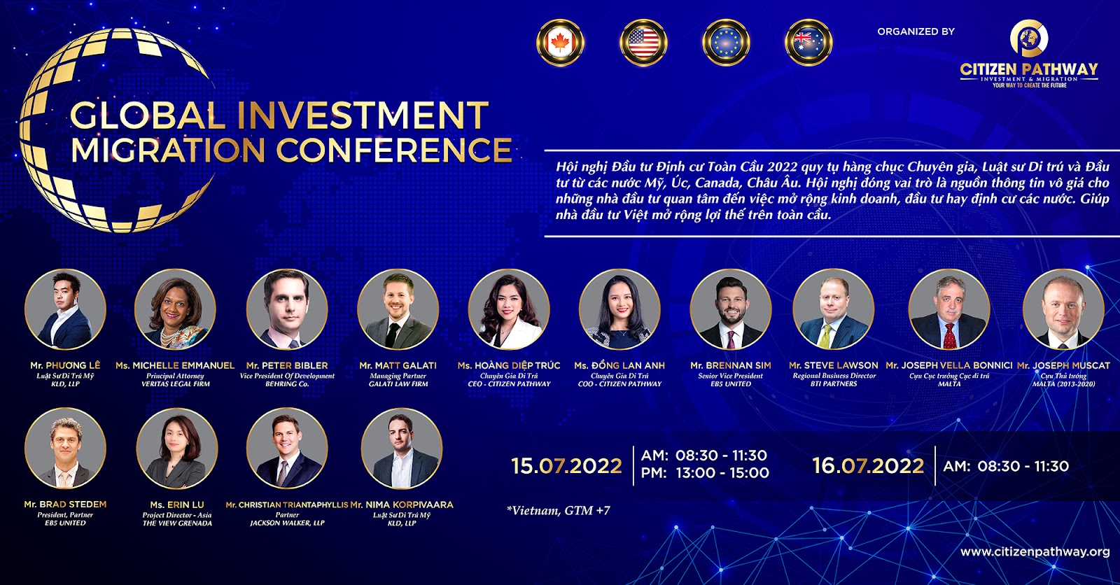 Global Investment Migration Conference 2022 - Sự kiện trực tuyến đầu tư di trú toàn cầu - 1