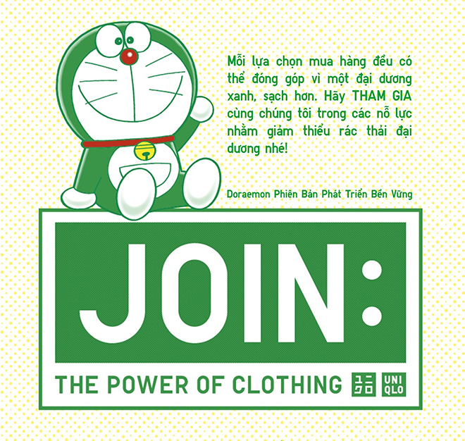 UNIQLO ra mắt bộ sưu tập Doraemon Xanh lá 100% từ chất liệu tái chế, thông điệp phát triển bền vững chưa bao giờ gần gũi đến thế! - 1
