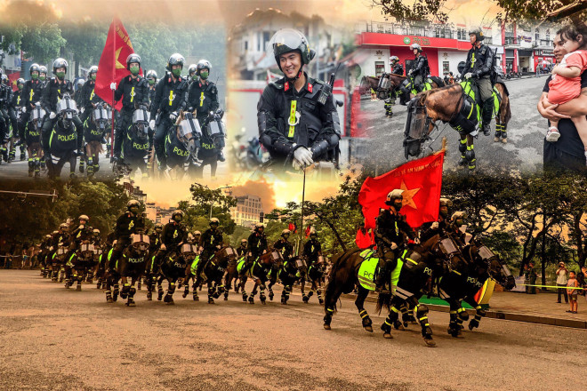 Xem Cảnh sát cơ động kỵ binh diễu hành dũng mãnh và thân thiện ở phố đi bộ hồ Gươm - 19