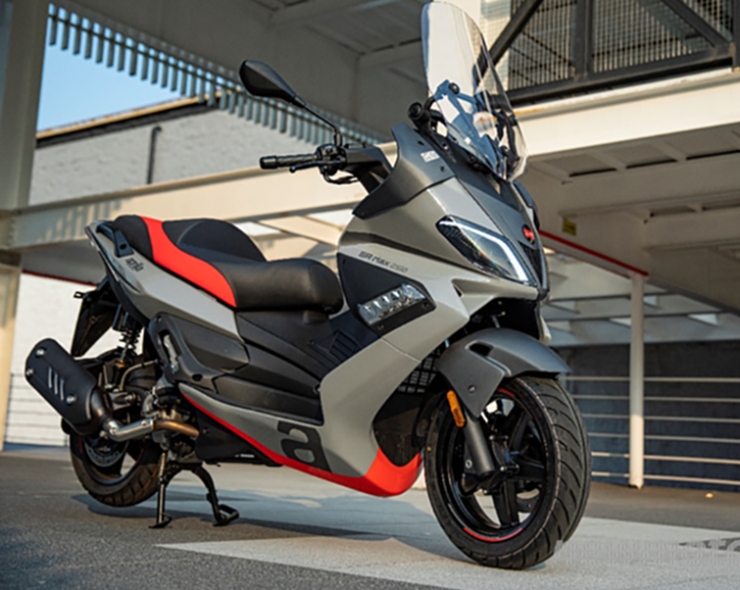 Xe ga Aprilia SR Max 250 HPE chính thức lộ diện, nhìn hầm hố - 1