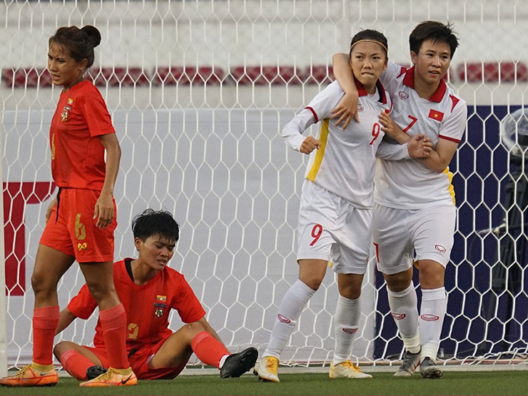 Kết quả bóng đá ĐT nữ Việt Nam - Myanmar: Rượt đuổi 7 bàn, sụp đổ cuối trận (AFF Cup)