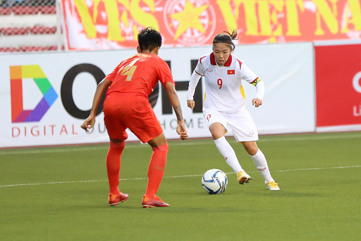 Trực tiếp bóng đá ĐT nữ Việt Nam - ĐT nữ Myanmar: Không tìm được bàn gỡ (AFF Cup) (Hết giờ) - 14