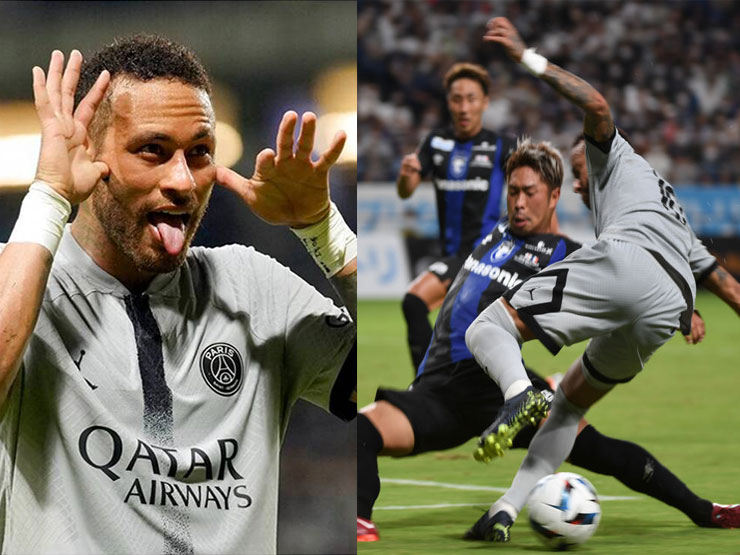 Neymar giở thói ”ăn vạ” kiếm penalty trận giao hữu, triệu fan PSG đòi đuổi