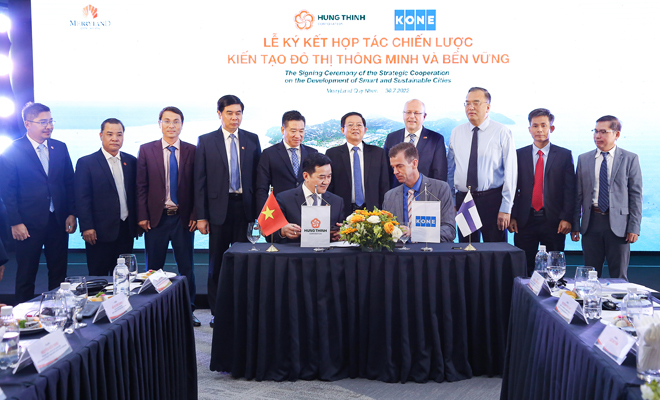 Tập đoàn Hưng Thịnh hợp tác chiến lược với KONE Việt Nam kiến tạo đô thị thông minh và bền vững - 1