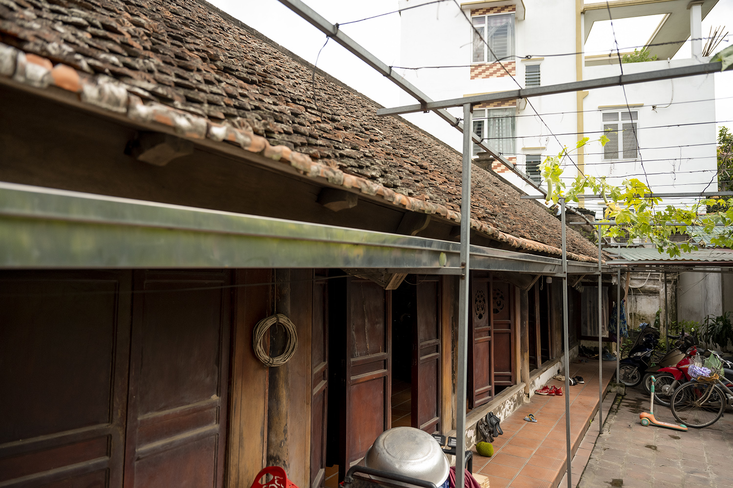 Cận cảnh ngôi nhà gỗ lim ở Hà Nội được dựng “thần tốc” trong một đêm - 2