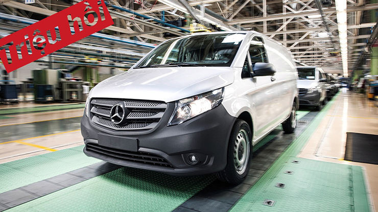 Mercedes-Benz Việt Nam triệu hồi hơn 50 xe VAN vì lỗi túi khí Takata - 1
