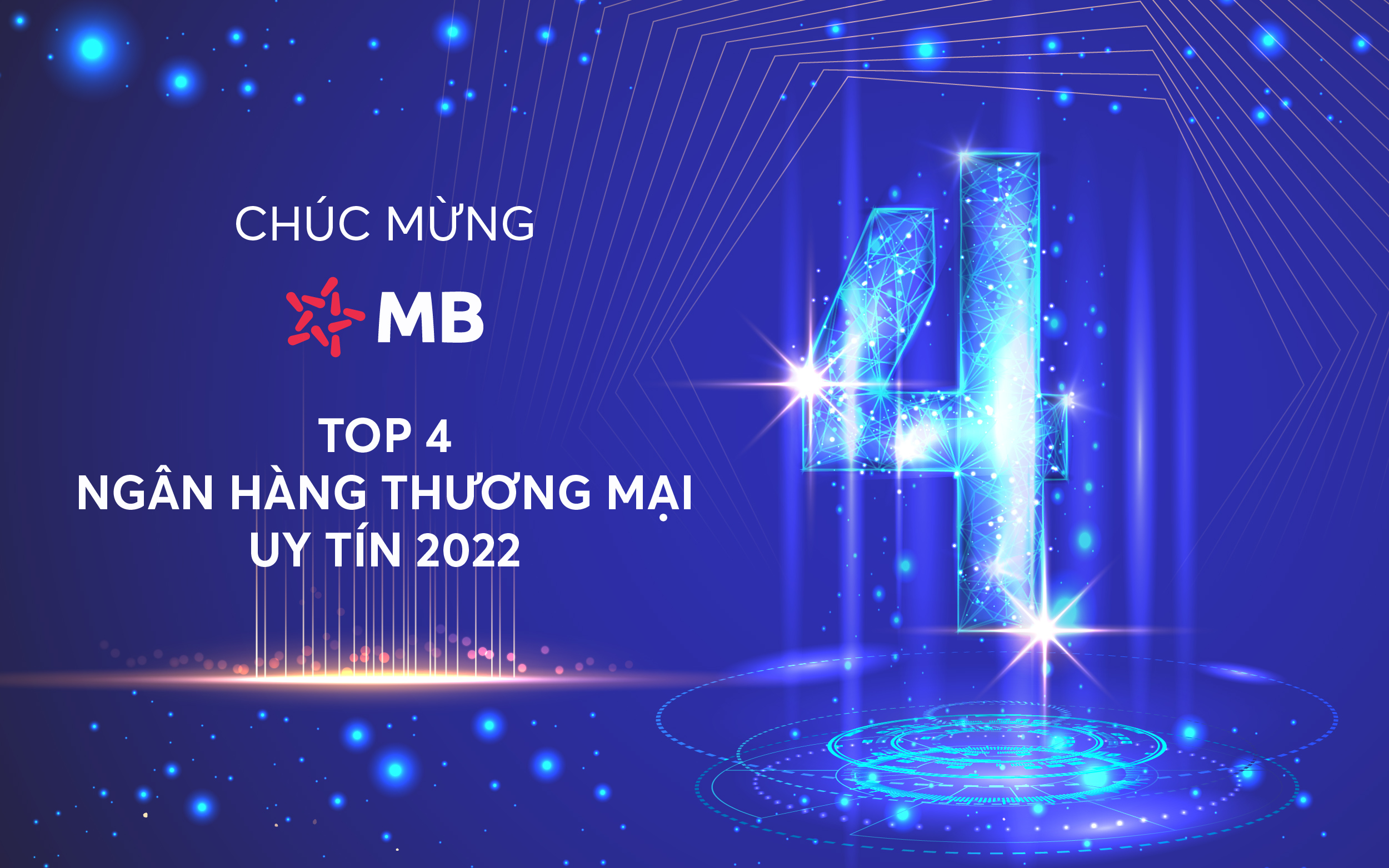 MB vào Top 4 ngân hàng thương mại uy tín Việt Nam 2022 - 1