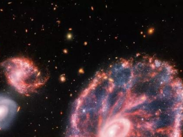 Chiêm ngưỡng Thiên hà bánh xe qua kính viễn vọng James Webb