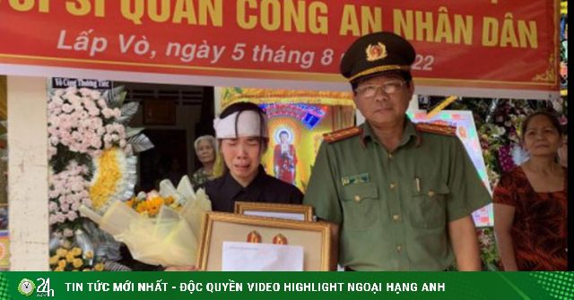 Tiếc thương người Cảnh sát hình sự hy sinh khi truy bắt tội phạm