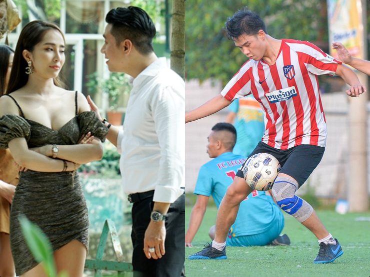 Việt Anh có “hot” bằng cầu thủ bóng đá 9X ”mồ hôi nhễ nhại” khi đóng cặp cùng Quỳnh Nga
