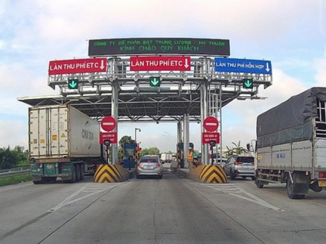 Cao tốc Trung Lương - Mỹ Thuận chính thức tiến hành thu phí từ 0h ngày 9/8