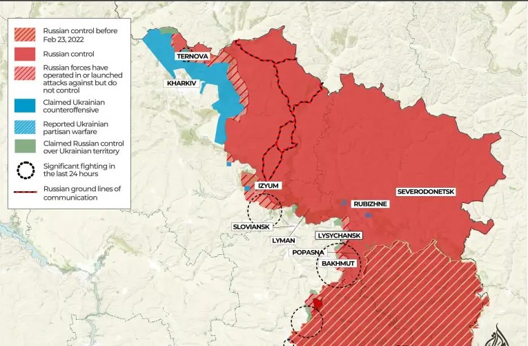 Quân đội Anh nêu hướng tấn công giành được nhiều lợi thế nhất của Nga ở Donetsk - 1