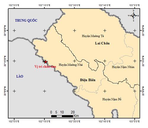 Xảy ra động đất ở Điện Biên - 1