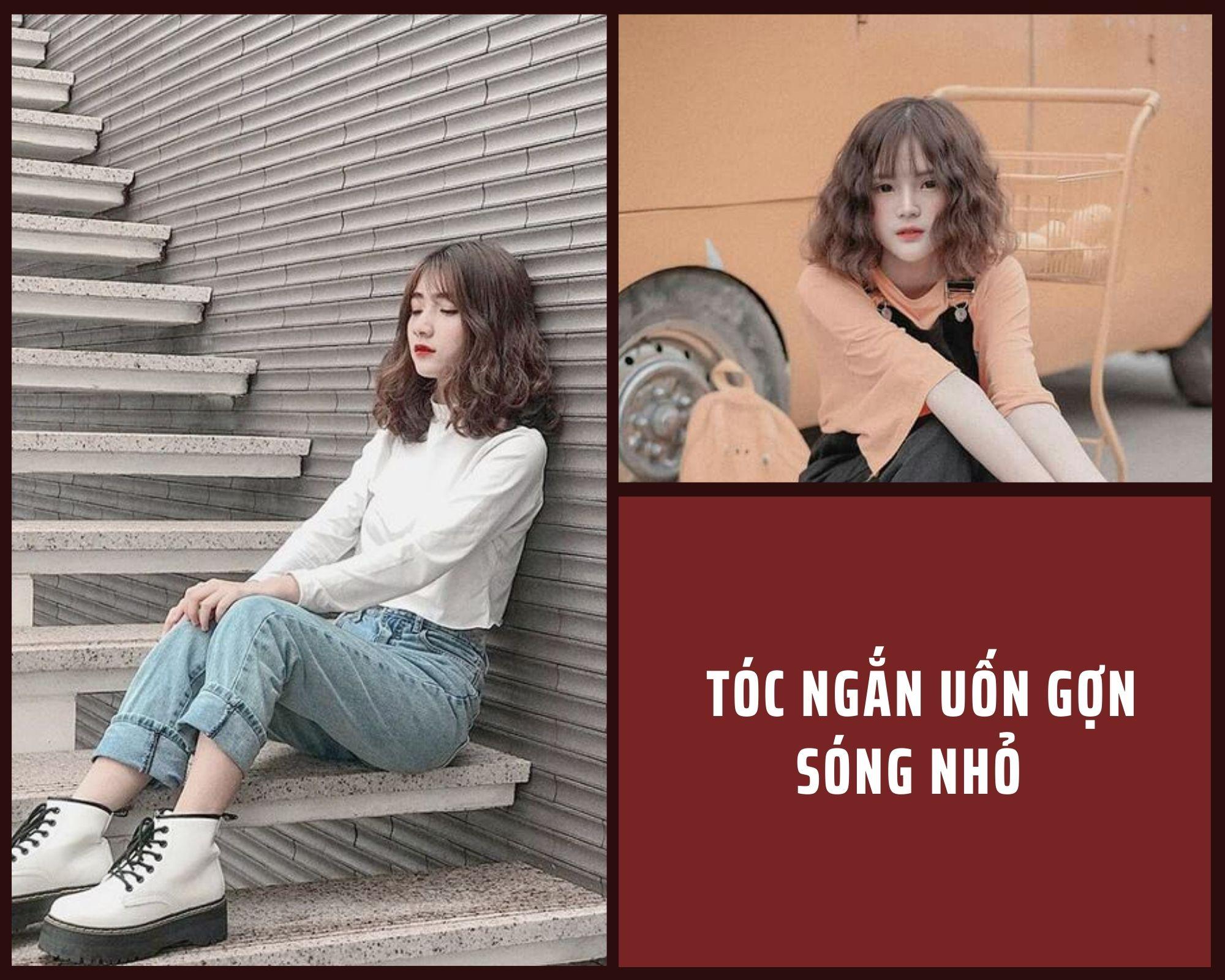 10 Kiểu tóc ngắn uốn gợn sóng đẹp trẻ trung được yêu thích nhất - 8