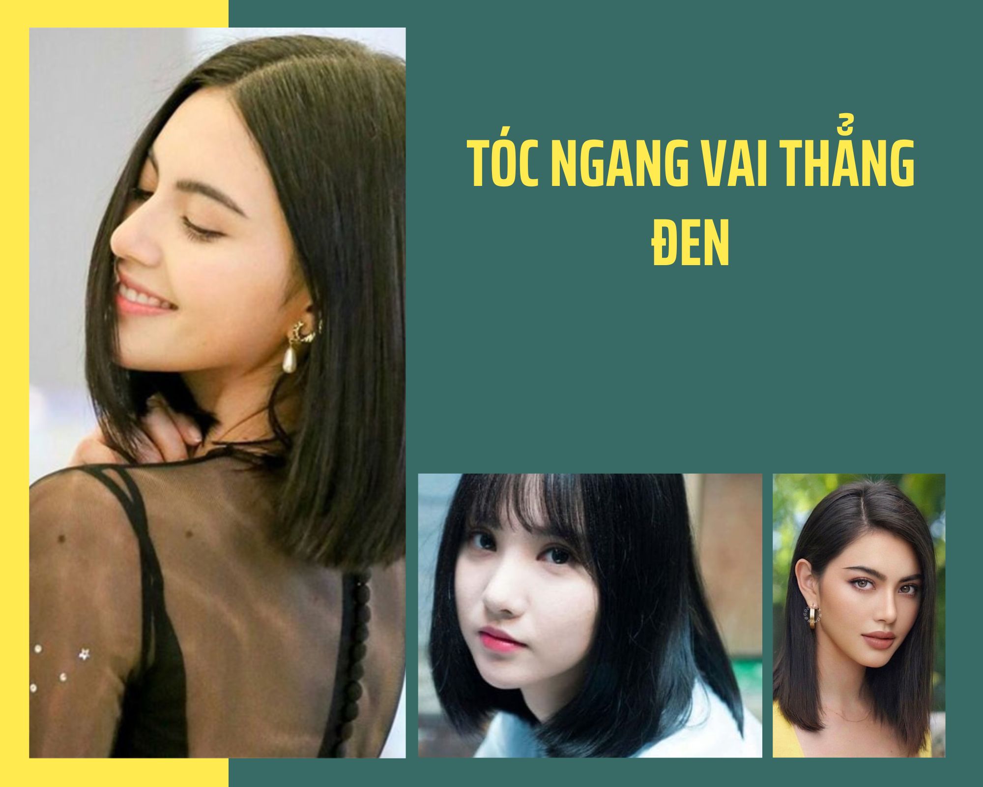 Những kiểu tóc ngang vai thẳng đẹp trẻ trung năng động hot nhất - 8