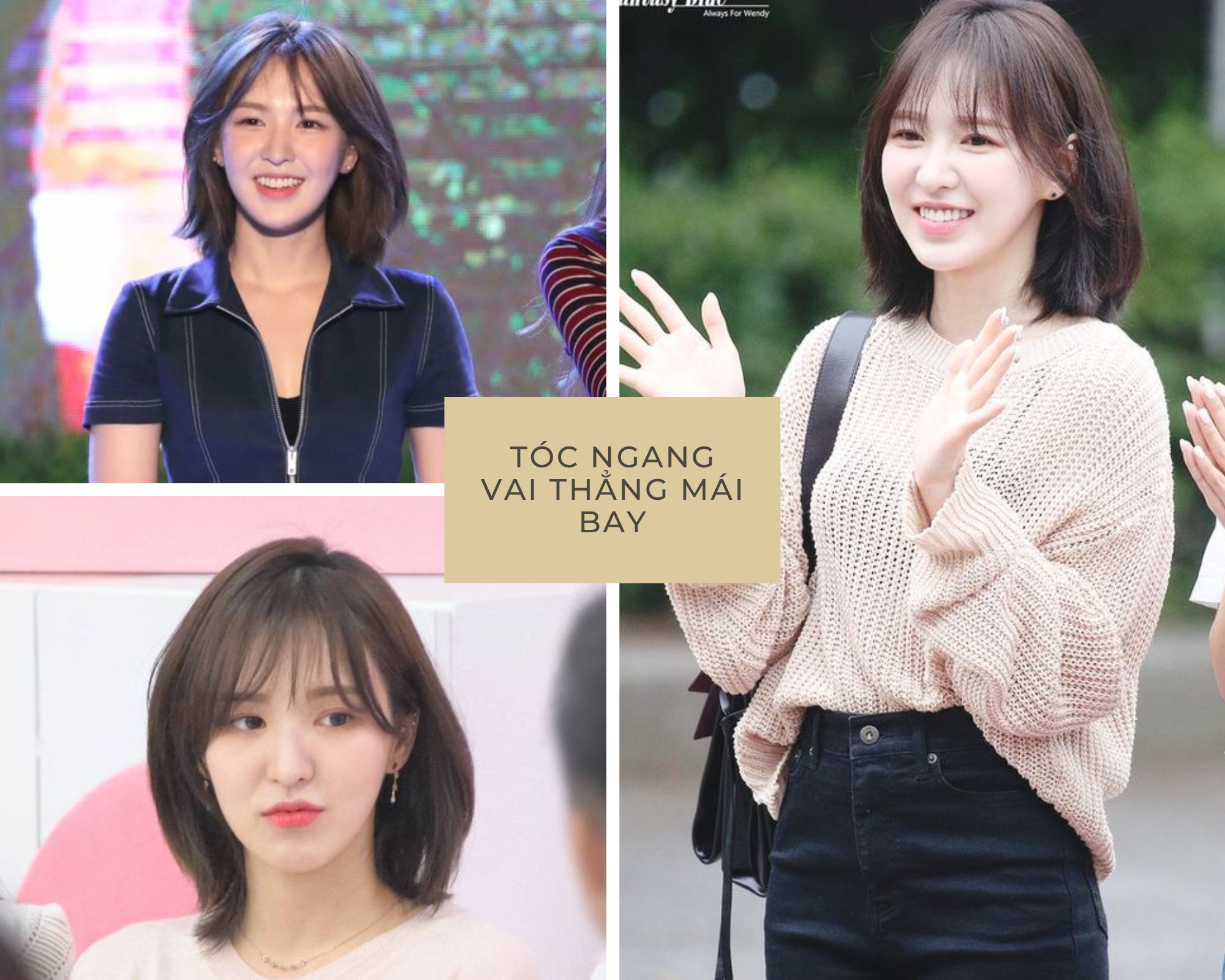 Những kiểu tóc ngang vai thẳng đẹp trẻ trung năng động hot nhất - 5