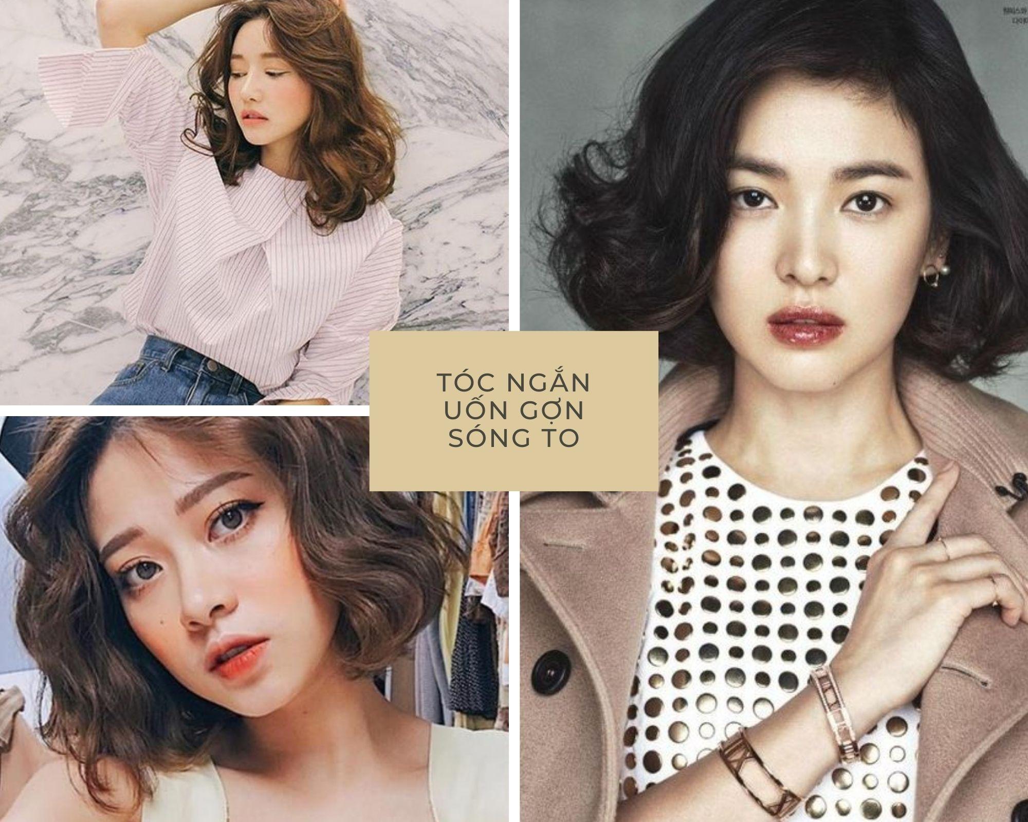 10 Kiểu tóc ngắn uốn gợn sóng đẹp trẻ trung được yêu thích nhất - 6