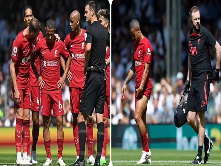 Liverpool đón hung tin: ”Nghệ sỹ” Thiago chấn thương lỡ đại chiến MU