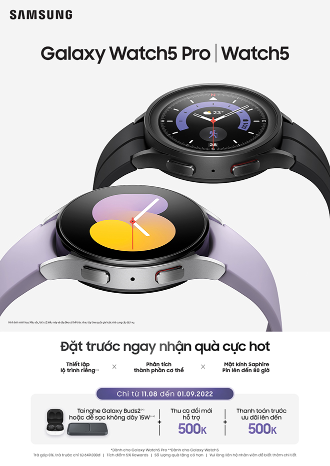 Công bố chương trình đặt hàng trước của Watch5 Series và Buds2pro - 3