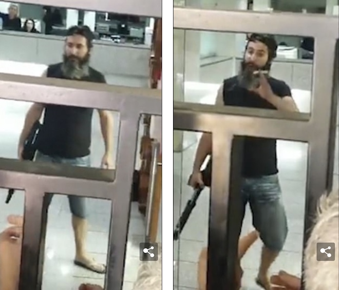 Video: Tay súng cố thủ ở ngân hàng Liban suốt 7 giờ để rút 210.000 USD của chính mình - 1