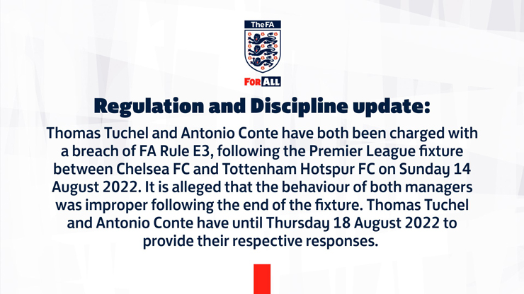 FA chính thức buộc tội Tuchel & Conte: Thuyền trưởng Chelsea dễ bị phạt nặng - 1
