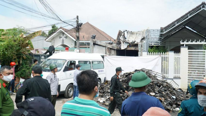 Công an Ninh Thuận đang xác định nguyên lý do vụ cháy 3 mẹ con tử vong - 2