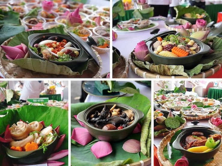 200 món ăn từ sen nhận ”cú đúp” kỷ lục Việt Nam và thế giới
