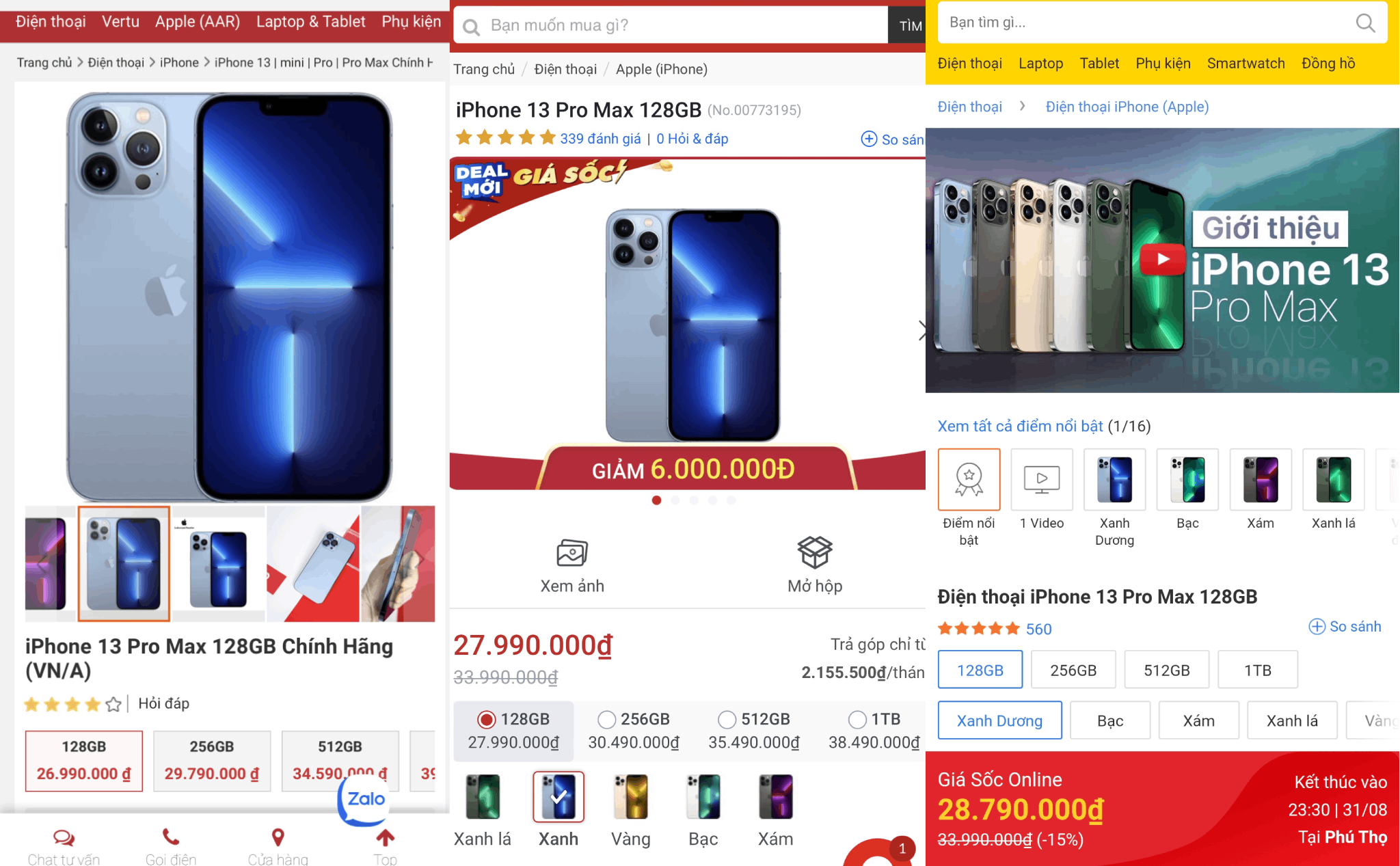 Giá iPhone 13 series cuối tháng 8/2022: Giảm giá kỷ lục chờ iPhone 14 series - 1
