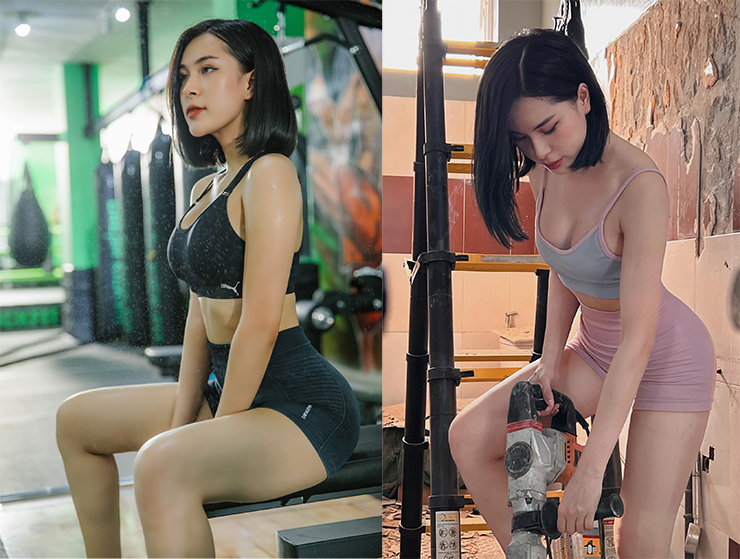 Cận cảnh nhan sắc nóng bỏng đốt mắt của hot girl Trâm Anh