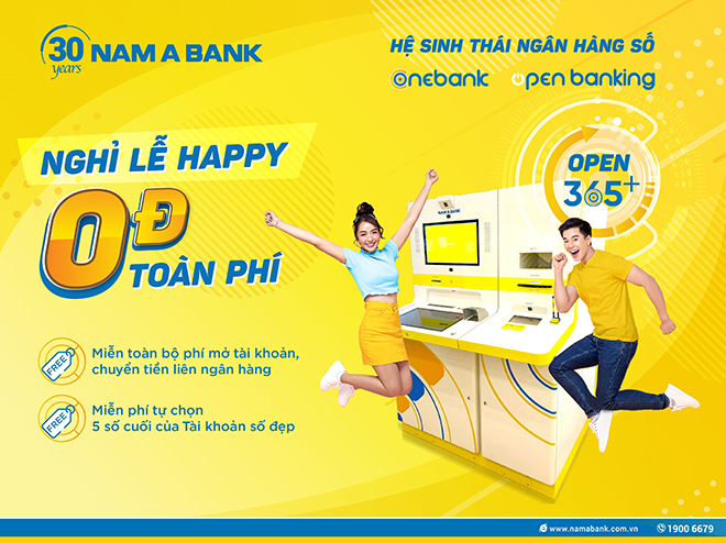 Ngân hàng giao dịch xuyên lễ, khách hàng an tâm tận hưởng - 1