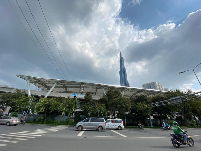 Cận cảnh 11 nhà ga trên cao của tuyến metro số 1 - 1