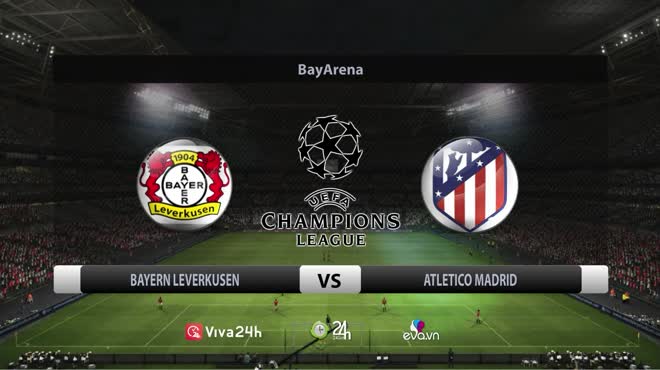 Video Bóng Đá Bayer Leverkusen - Atletico Madrid: 2 Bàn 3 Phút, Chốt Hạ  Cuối Trận (Cúp C1 - Champions League)