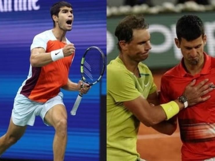 ”Tân vương” 19 tuổi Alcaraz thách thức Federer, muốn thắng Djokovic và Nadal