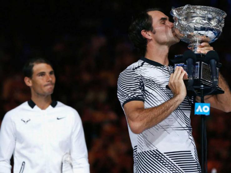 Federer & 5 chung kết Grand Slam gây chấn động: Hạ dễ dàng Nadal, Djokovic