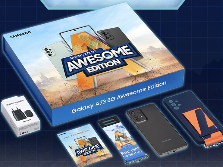 Samsung tung Galaxy A73 5G Awesome Edition bao ”ngầu” cho các game thủ