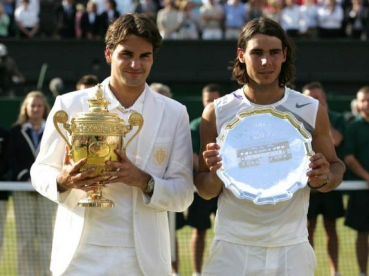 Federer giải nghệ: ”Ngả mũ” 4 trận thắng để đời hạ đẹp Sampras và Nadal