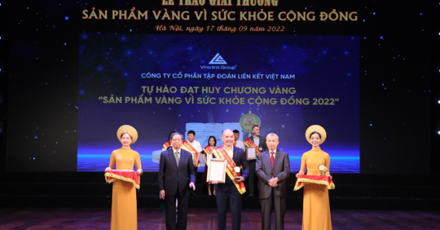 Vinalink Group vinh dự nhận giải thưởng “Sản phẩm vàng vì sức khỏe cộng đồng” năm 2022