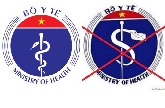 Vụ sai logo Bộ y tế làm tổn hại đến công lao đóng góp của ngành y tế