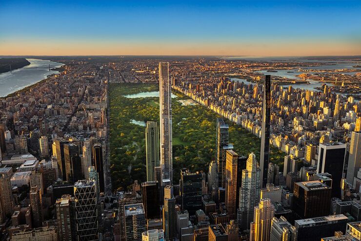 Căn Penthouse nằm ở 3 tầng trên cùng tại toà nhà Central Park, số 225 đường West 57, New York. Đây cũng chính là con phố được mệnh danh “phố tỷ phú”, tập trung những toà nhà cao tầng xa hoa bậc nhất.
