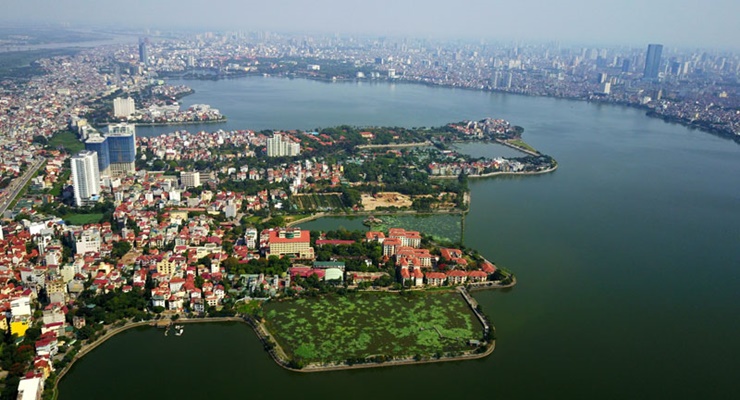 Đây là khu vực đáng sống và mơ ước của nhiều người tại Hà Nội vì cảnh quan đẹp.
