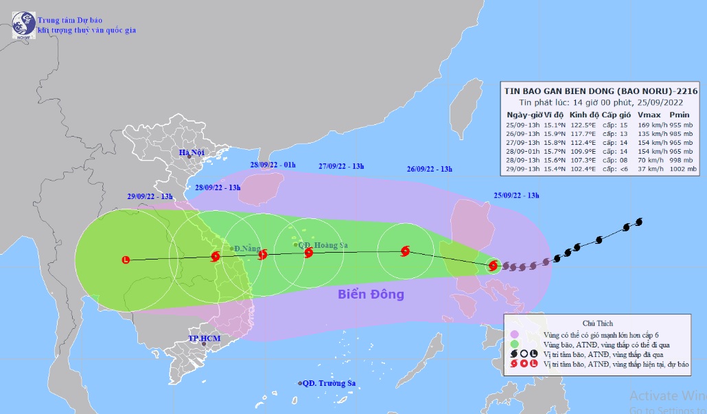 Bão Noru: Philippines báo động cấp thảm họa, Việt Nam căng mình ứng phó - 1